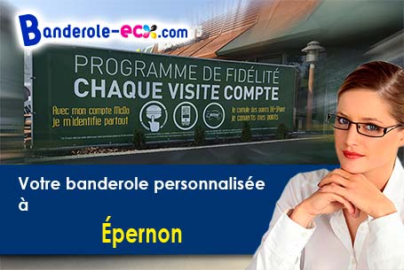 Votre banderole publicitaire sur mesure à Épernon (Eure-et-Loir/28230)