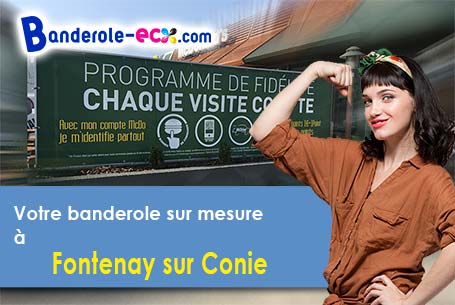 Votre banderole publicitaire sur mesure à Fontenay-sur-Conie (Eure-et-Loir/28140)