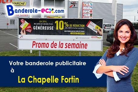 Création de votre banderole publicitaire à La Chapelle-Fortin (Eure-et-Loir/28340)