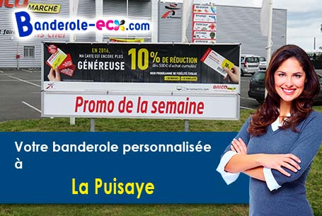 Création de votre banderole personnalisée à La Puisaye (Eure-et-Loir/28250)