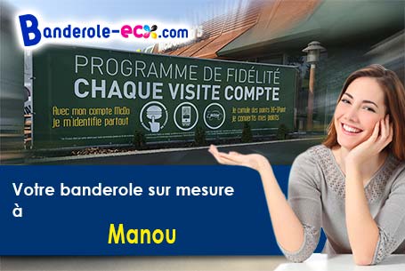 Votre banderole pas cher sur mesure à Manou (Eure-et-Loir/28240)