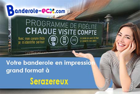 Votre banderole personnalisée sur mesure à Serazereux (Eure-et-Loir/28170)