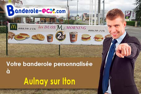 Votre banderole personnalisée sur mesure à Aulnay-sur-Iton (Eure/27180)