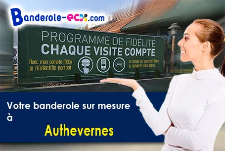 Votre banderole publicitaire sur mesure à Authevernes (Eure/27420)