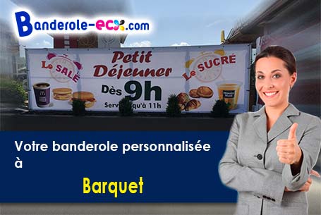 Votre banderole personnalisée sur mesure à Barquet (Eure/27170)