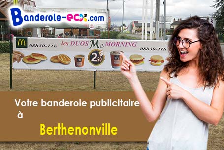 Votre banderole publicitaire sur mesure à Berthenonville (Eure/27630)