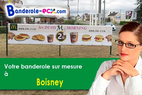 Votre banderole pas cher sur mesure à Boisney (Eure/27800)