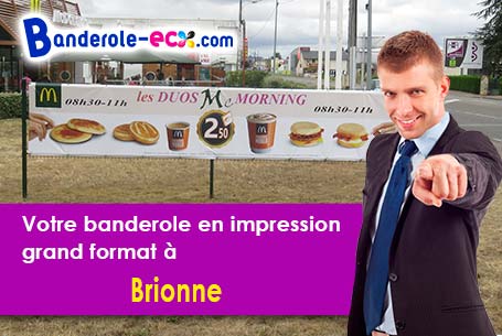 Votre banderole personnalisée sur mesure à Brionne (Eure/27800)