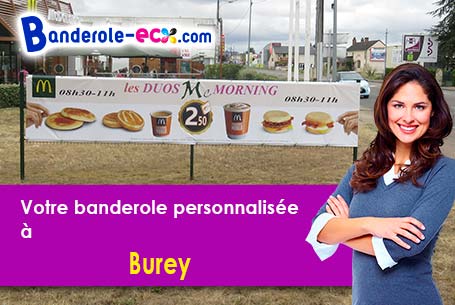 Votre banderole pas cher sur mesure à Burey (Eure/27190)