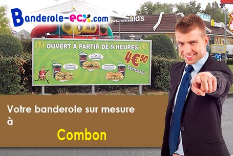 Votre banderole personnalisée sur mesure à Combon (Eure/27170)