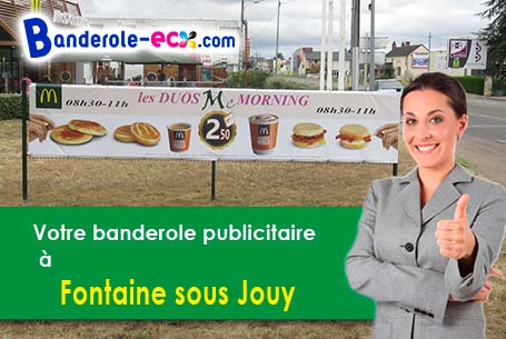 Votre banderole personnalisée sur mesure à Fontaine-sous-Jouy (Eure/27120)