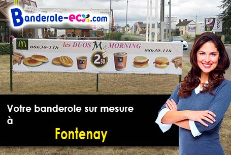 Votre banderole publicitaire sur mesure à Fontenay (Eure/27510)