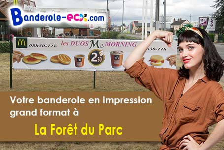 Votre banderole personnalisée sur mesure à La Forêt-du-Parc (Eure/27220)