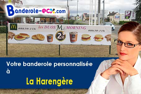 Votre banderole pas cher sur mesure à La Harengère (Eure/27370)