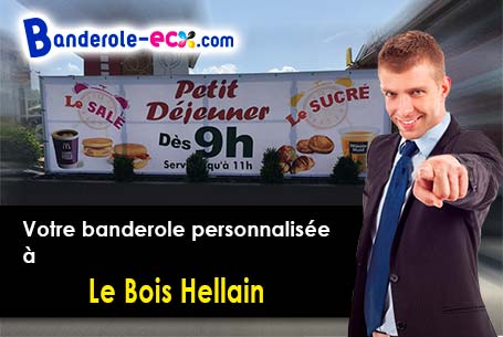 Votre banderole publicitaire sur mesure à Le Bois-Hellain (Eure/27260)