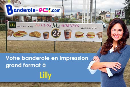 Votre banderole personnalisée sur mesure à Lilly (Eure/27480)