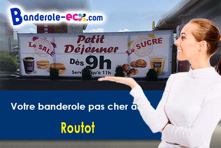 Votre banderole publicitaire sur mesure à Routot (Eure/27350)