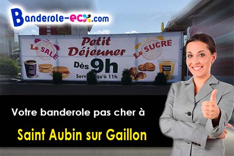 Votre banderole publicitaire sur mesure à Saint-Aubin-sur-Gaillon (Eure/27600)