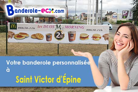 Votre banderole personnalisée sur mesure à Saint-Victor-d'Épine (Eure/27800)