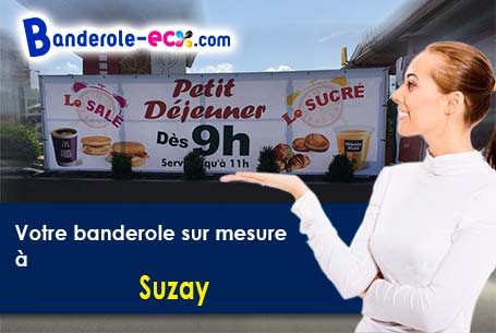 Votre banderole personnalisée sur mesure à Suzay (Eure/27420)