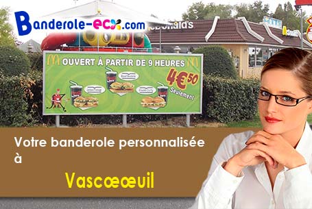 Votre banderole personnalisée sur mesure à Vascuil (Eure/27910)