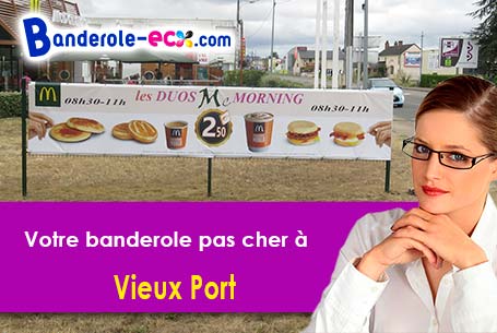 Votre banderole pas cher sur mesure à Vieux-Port (Eure/27680)