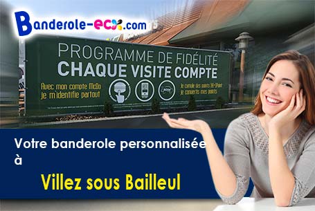 Votre banderole publicitaire sur mesure à Villez-sous-Bailleul (Eure/27950)