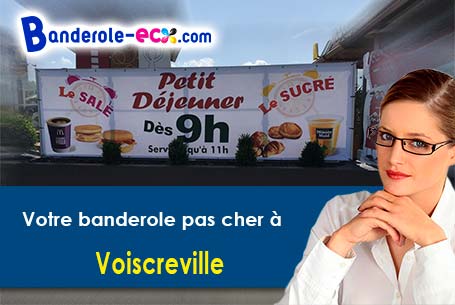 Votre banderole personnalisée sur mesure à Voiscreville (Eure/27520)