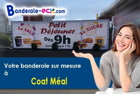 Création de votre banderole publicitaire à Coat-Méal (Finistère/29870)