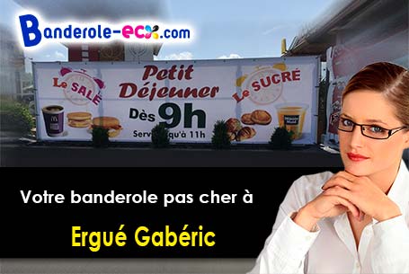 Création de votre banderole personnalisée à Ergué-Gabéric (Finistère/29500)