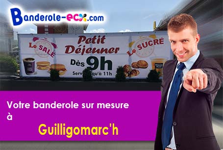 Création de votre banderole personnalisée à Guilligomarc'h (Finistère/29300)