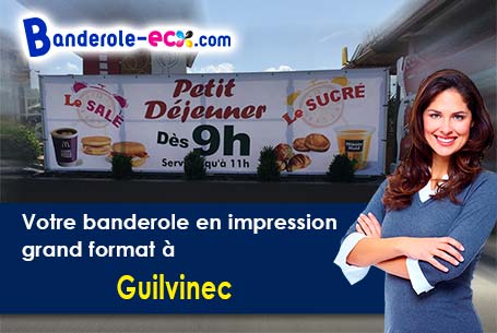 Création de votre banderole pas cher à Guilvinec (Finistère/29730)