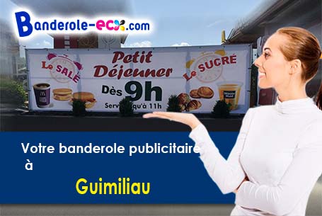 Création de votre banderole personnalisée à Guimiliau (Finistère/29400)