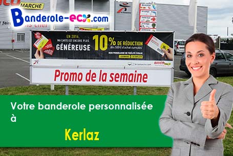 Création de votre banderole pas cher à Kerlaz (Finistère/29100)