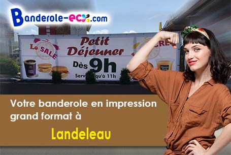 Création de votre banderole personnalisée à Landeleau (Finistère/29530)
