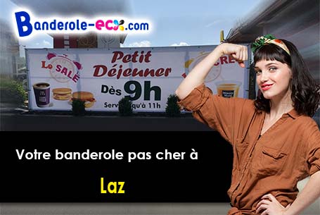 Création de votre banderole publicitaire à Laz (Finistère/29520)