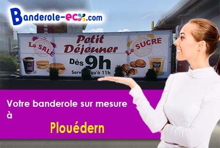 Création de votre banderole personnalisée à Plouédern (Finistère/29800)