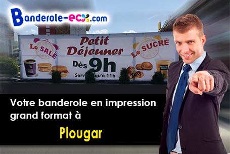 Création de votre banderole publicitaire à Plougar (Finistère/29440)