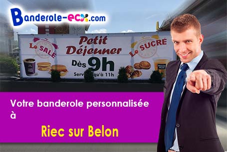 Création de votre banderole pas cher à Riec-sur-Belon (Finistère/29340)