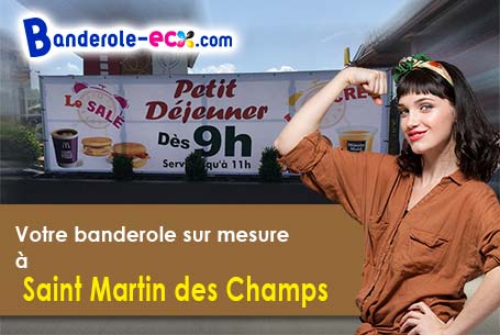 Création de votre banderole personnalisée à Saint-Martin-des-Champs (Finistère/29600)