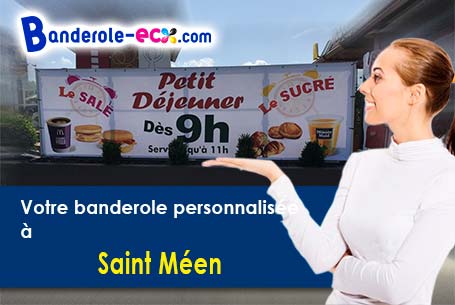 Création de votre banderole publicitaire à Saint-Méen (Finistère/29260)