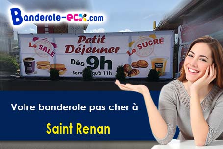 Création de votre banderole publicitaire à Saint-Renan (Finistère/29290)