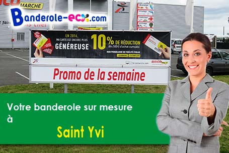 Création de votre banderole personnalisée à Saint-Yvi (Finistère/29140)