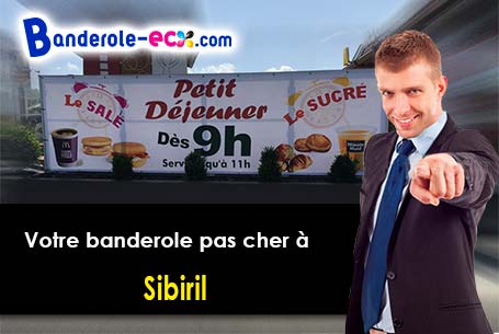 Création de votre banderole pas cher à Sibiril (Finistère/29250)