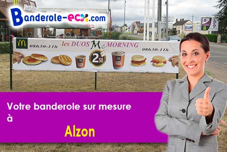 Création de votre banderole personnalisée à Alzon (Gard/30770)