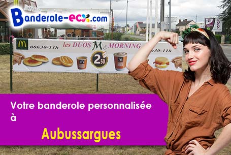 Création de votre banderole personnalisée à Aubussargues (Gard/30190)