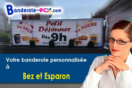 Création de votre banderole personnalisée à Bez-et-Esparon (Gard/30120)