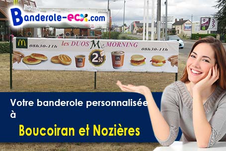 Création de votre banderole publicitaire à Boucoiran-et-Nozières (Gard/30190)