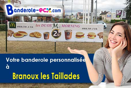 Création de votre banderole publicitaire à Branoux-les-Taillades (Gard/30110)