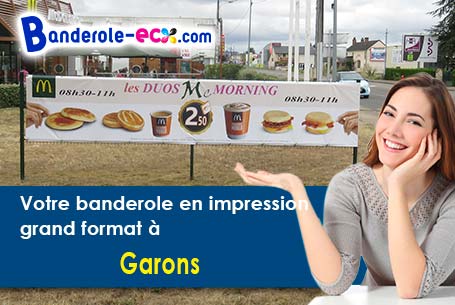 Création de votre banderole personnalisée à Garons (Gard/30128)